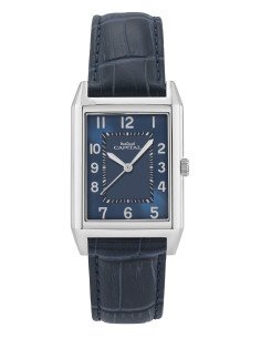 Orologio Capital da uomo, cassa rettangolare, quadrante blu AX203-03