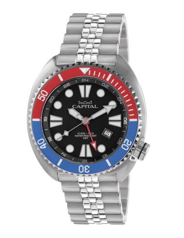 Capital Orologi Collezione Time For Men Uomo AX451-03 Ghiera Blu Rossa