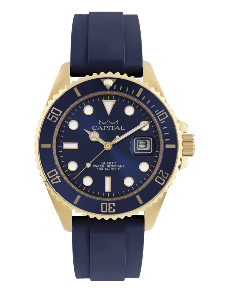Capital Orologi Collezione Time For Men Uomo AX760-02 Ghiera Blu