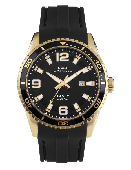 Capital Orologi Collezione Time For Men Uomo AX443 Ghiera Nera